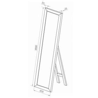 Зеркало Maretti Umbria UM1445160P20 45x160 см